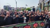 تجمع عزاداری اربعین حسینی آستانه‌اشرفیه برگزار شد