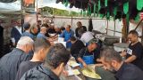 طبخ و توزیع ۱۸ هزار غذای نذری در آستانه‌اشرفیه